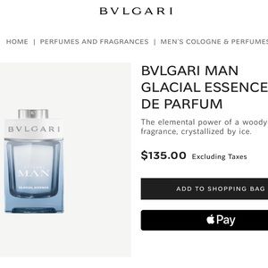 BVLGARI MAN GLACIAL ESSENCE